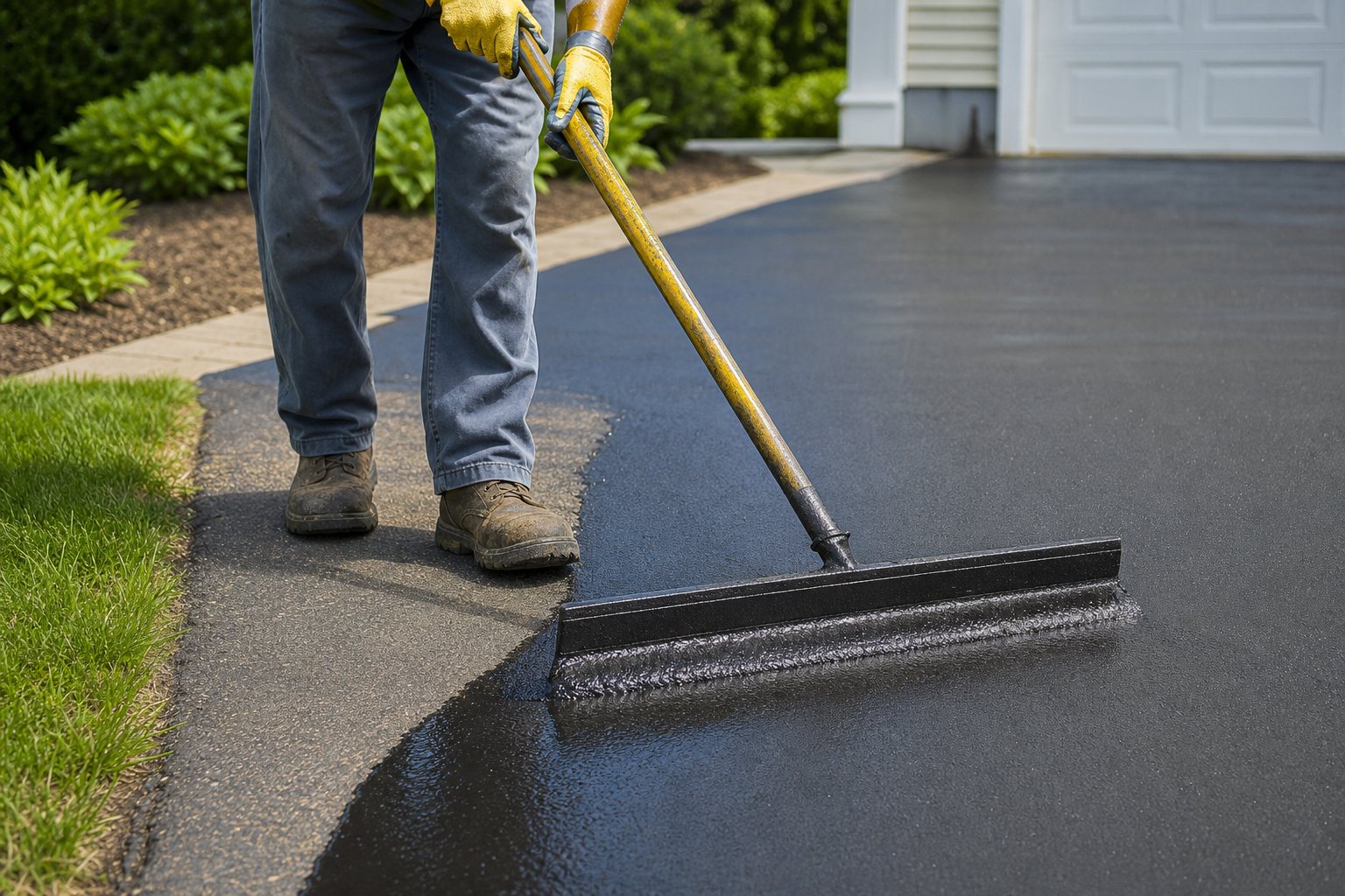 Asphalt Sealcoating